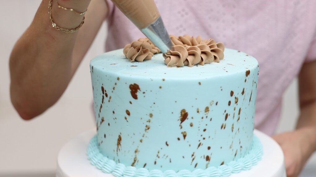 piping a nest for easter cake ideas