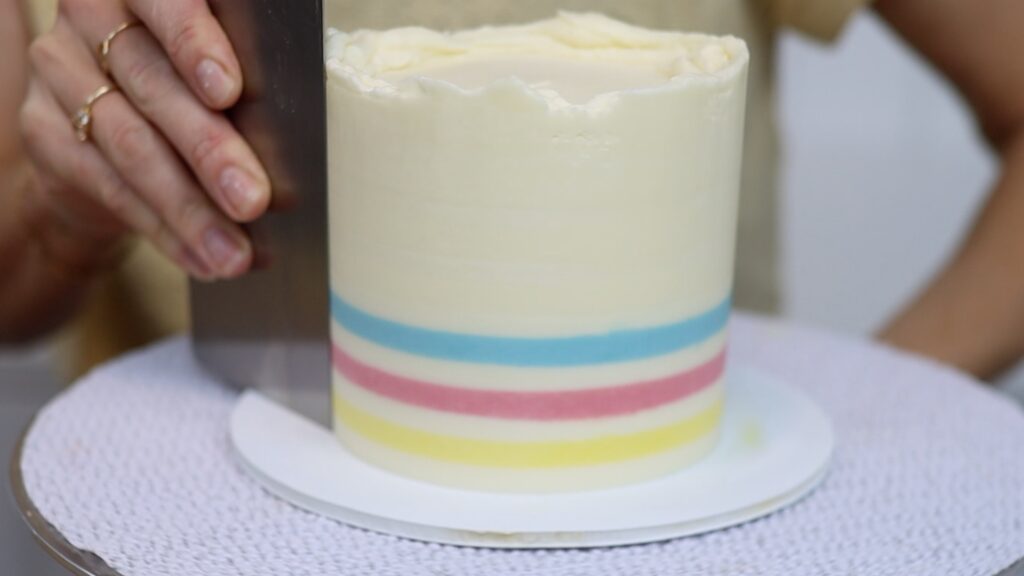 striped cake for easter cake ideas