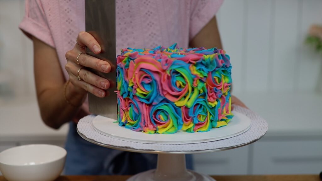 tie dye frozen buttercream