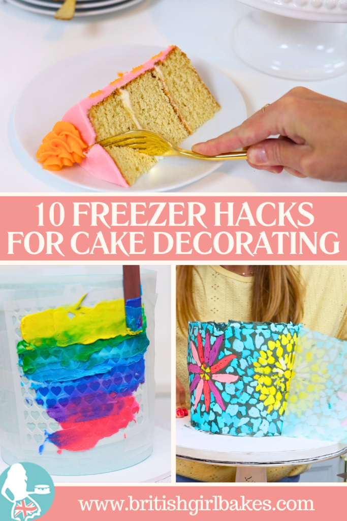 10 Freezer Hacks for Cake Decorating