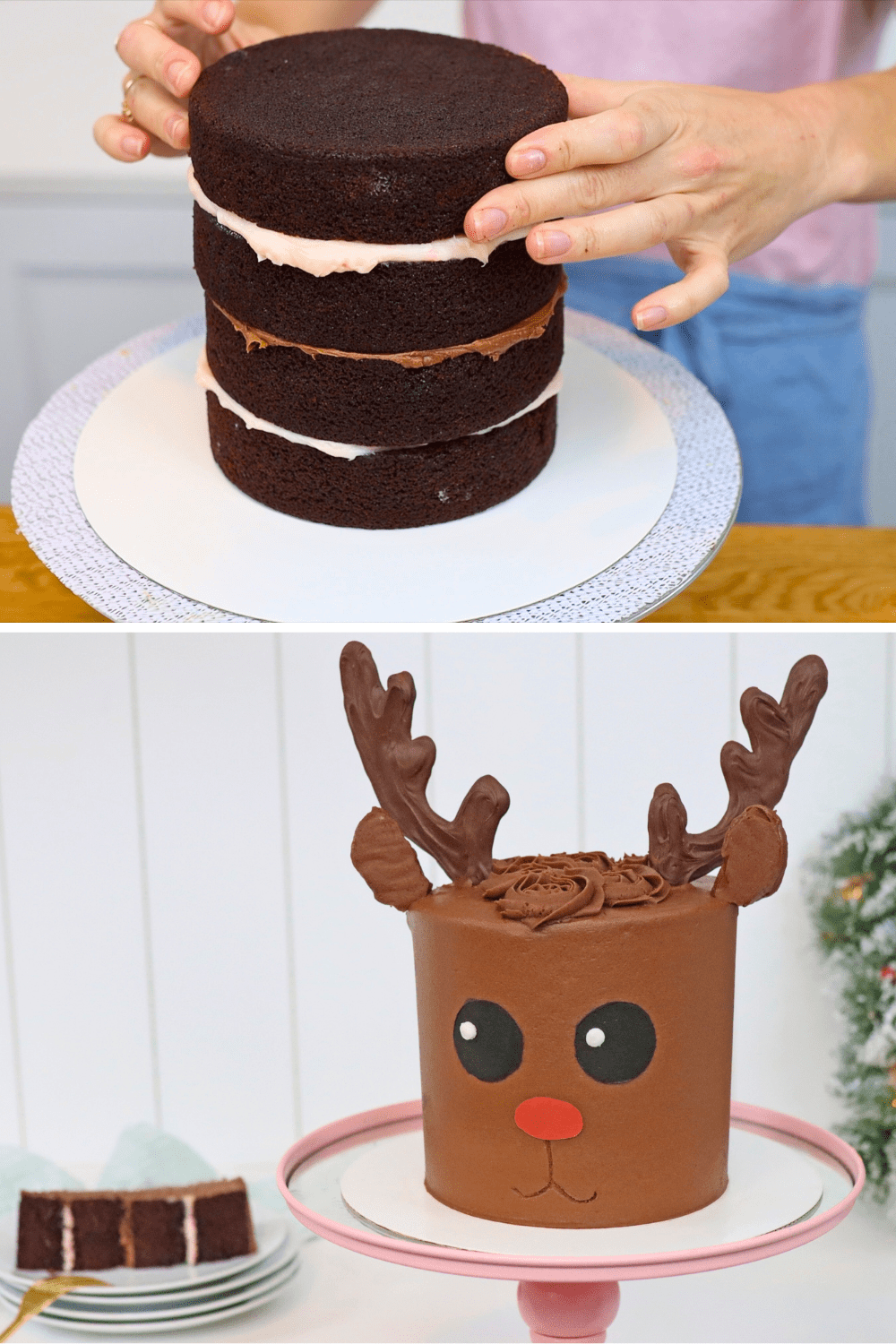 how to make a birthday cake by converting cake batter to make taller cakes