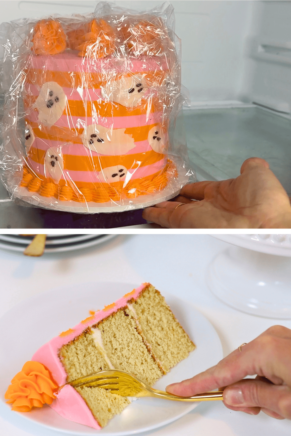how to freeze a decorated cake