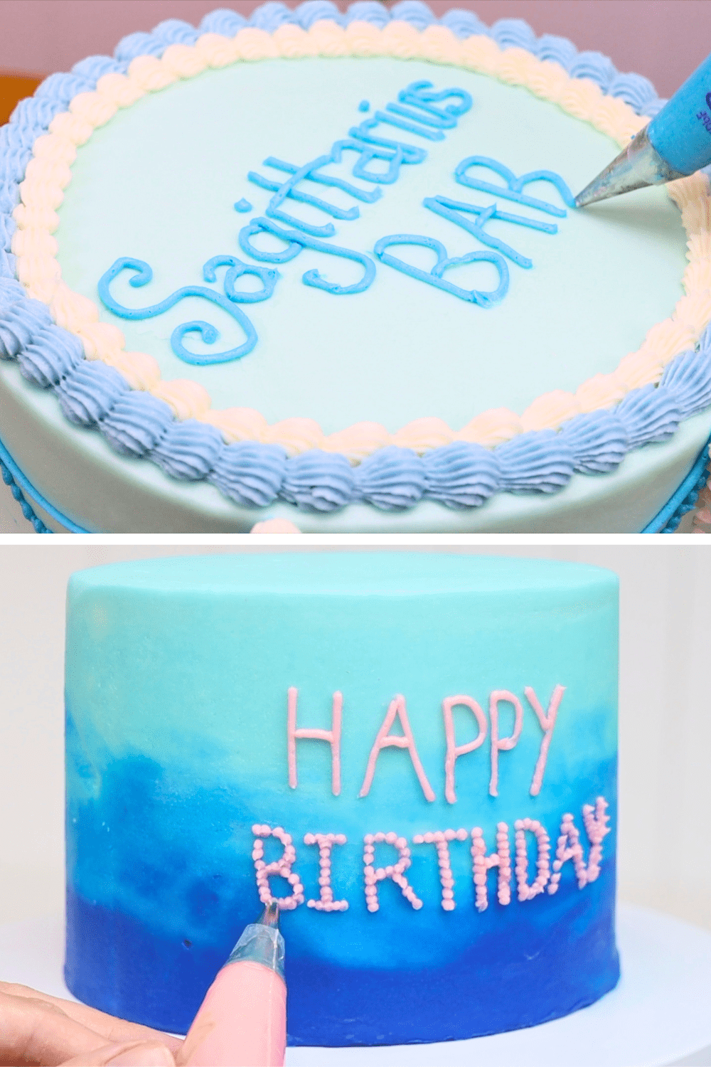 how to write happy birthday on a cake