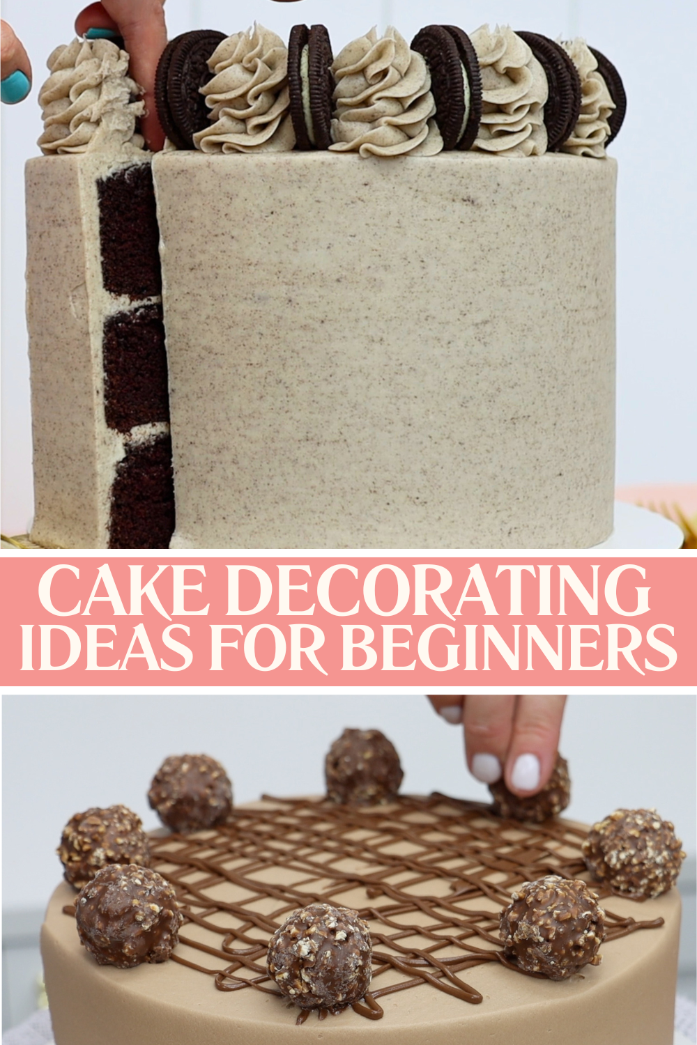 10 EASY Cake Decorating Ideas for Beginners - British Girl Bakes