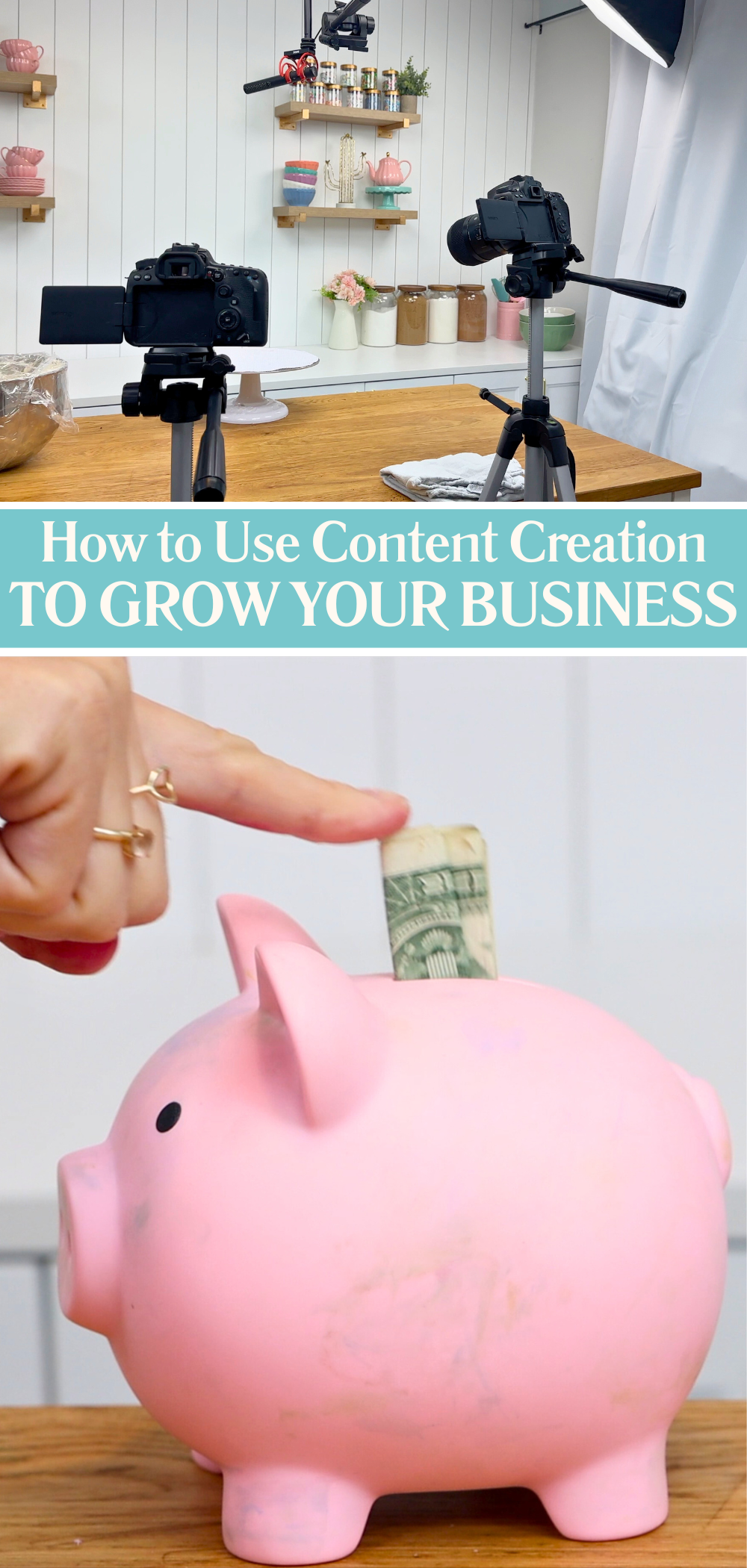 Cake decorator using content creation to grow her cake business and attract more orders