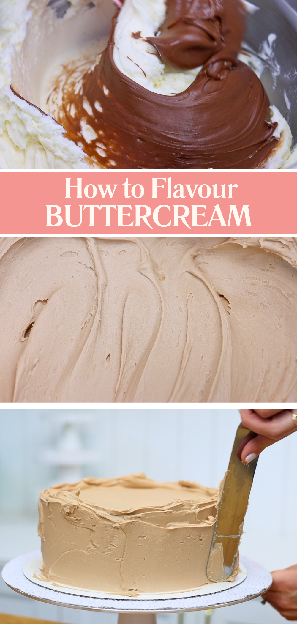 Adding flavour to buttercream frosting without losing its consistency