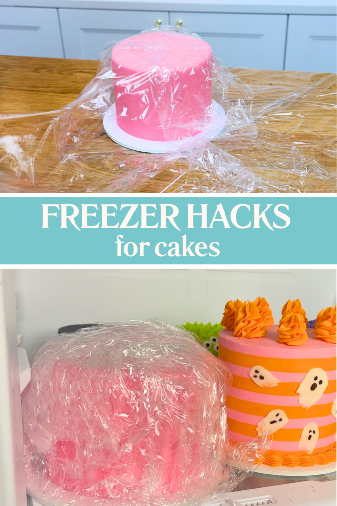 Freezing cakes between stages to prepare them in advance