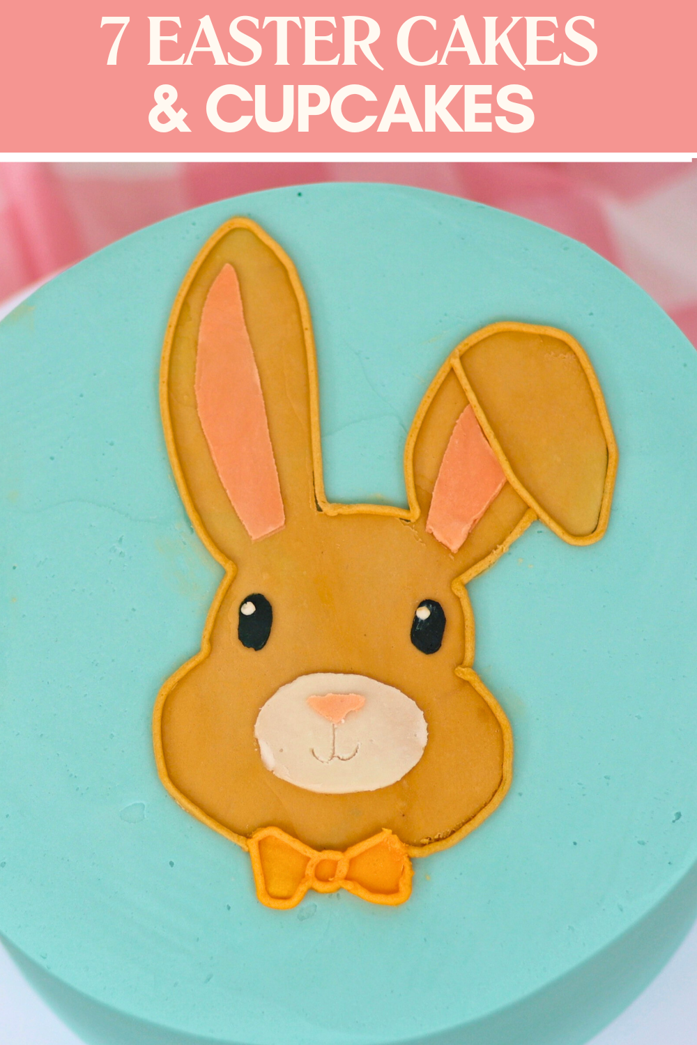 easter bunny cake design idea for buttercream easter cakes and cupcakes tutorial