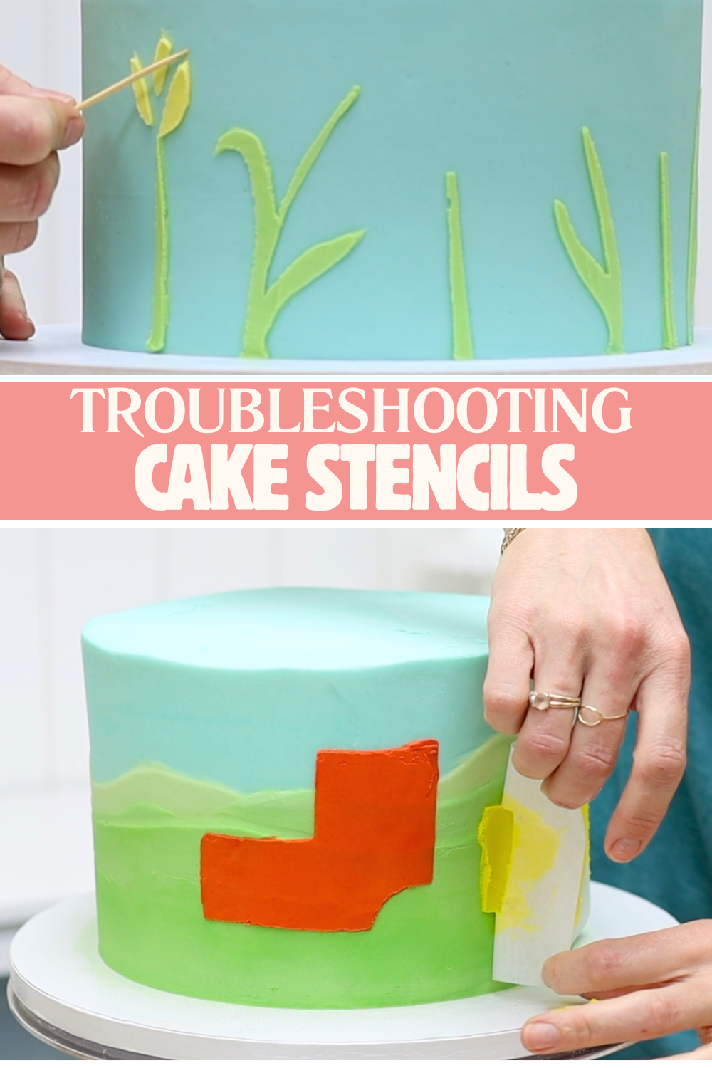 Troubleshooting common mistakes when learning how to use cake stencils